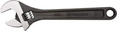 Crescent - 1-1/8" Jaw Capacity, 8" Standard Adjustable Wrench - Steel, Black Finish, 8" OAL - Americas Industrial Supply