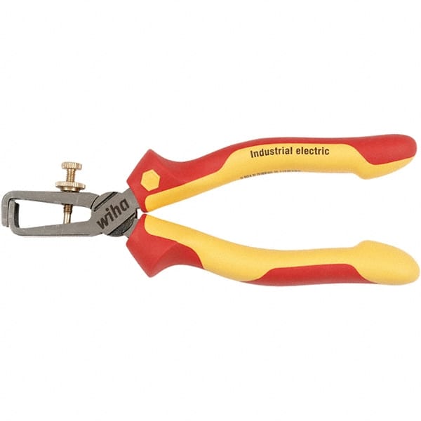 Wiha - 6.3" OAL, 8 AWG Capacity, Wire Stripper - Americas Industrial Supply