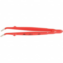 Wiha - Tweezers Type: Insulated Pattern: Angled - Americas Industrial Supply