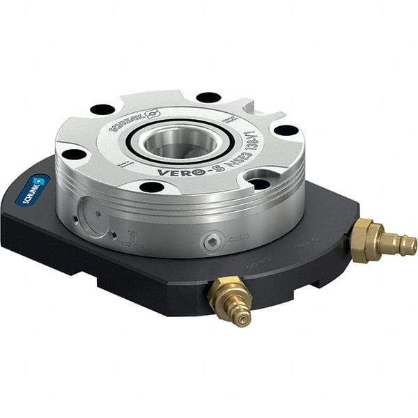 Schunk - NSL Manual CNC Quick Change Clamping Module - 1 Module Center, Top Mount, 7,500 kN Retention Force, 6 bar (87 Lb/Sq In) Unlocking Pressure, 0.005mm Repeatability - Americas Industrial Supply