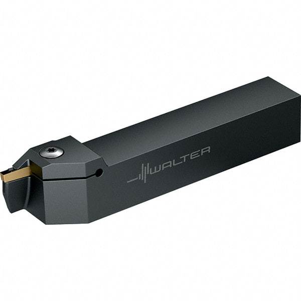 Walter - G1111, External, Right Hand, 25mm Max Depth of Cut, 6 to 6mm Groove Width, Indexable Grooving Tool Holder - GX24-4E6.., GX24-4F6.. Insert Compatibility, 25mm Shank Height, 25mm Shank Width, 156mm OAL - Americas Industrial Supply