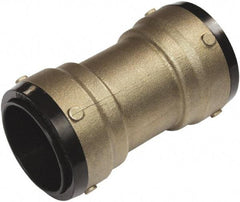 SharkBite - 2-1/8" Outside Diam, Metal Push-to-Connect Tube Coupling - 200 Max psi, Tube to Tube Connection, EPDM O-Ring - Americas Industrial Supply