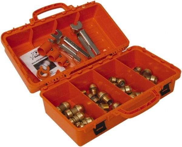 SharkBite - 26 Piece Contractor Kit - 1/4 to 1" Capacity - Americas Industrial Supply