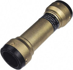 SharkBite - 1-5/8" Outside Diam, Metal Push-to-Connect Tube Coupling - 200 Max psi, Tube to Tube Connection, EPDM O-Ring - Americas Industrial Supply