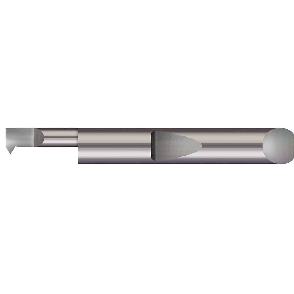 Micro 100 - Single Point Threading Tools; Thread Type: Internal ; Material: Solid Carbide ; Profile Angle: 60 ; Threading Diameter (Decimal Inch): 0.3200 ; Cutting Depth (Decimal Inch): 1.0000 ; Maximum Threads Per Inch: 32 - Exact Industrial Supply