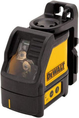 DeWALT - 2 Beam 165' Max Range Cross Line Level - Red Beam, 1/8\x94 Accuracy, Battery Included - Americas Industrial Supply