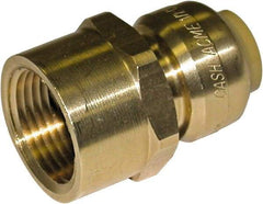 SharkBite - Brass & Chrome Pipe Fittings Type: Adapter Fitting Size: 1 x 1 - Americas Industrial Supply