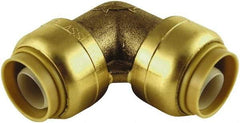 SharkBite - Brass & Chrome Pipe Fittings Type: 90 Elbow Fitting Size: 3/4 x 3/4 - Americas Industrial Supply
