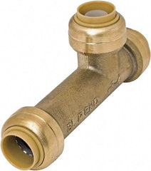 SharkBite - Brass & Chrome Pipe Fittings Type: Tee Fitting Size: 3/4 - Americas Industrial Supply
