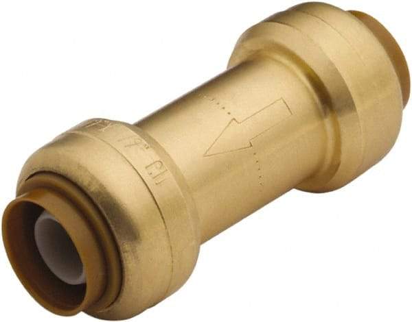 SharkBite - 1" Brass Check Valve - Inline, Push To Connect x Push To Connect, 200 WOG - Americas Industrial Supply