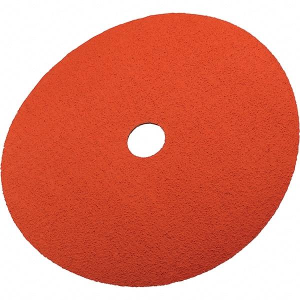 3M - 7" Diam 7/8" Hole 36 Grit Fiber Disc - Very Coarse Grade, Ceramic, 8,600 Max RPM, Series 785C - Americas Industrial Supply