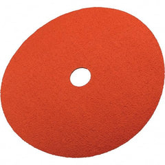 3M - 7" Diam 7/8" Hole 36 Grit Fiber Disc - Very Coarse Grade, Ceramic, 8,600 Max RPM, Series 785C - Americas Industrial Supply