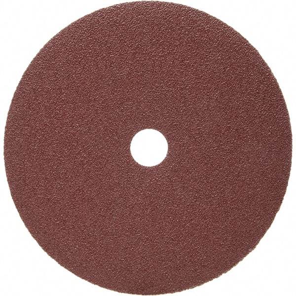 3M - 7" Diam 7/8" Hole 50 Grit Fiber Disc - Coarse Grade, Ceramic, 8,600 Max RPM, Series 988C - Americas Industrial Supply