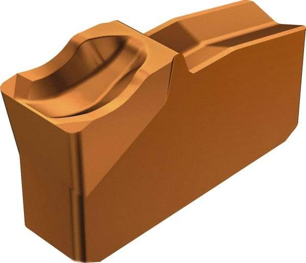 Sandvik Coromant - N151.2.500-4E 1125 Grade, 0.1969" Cutting Width, Carbide Cutoff Insert - 0° Neutral Lead Angle, 0.0157" Cnr Rad, TiAlN Coated - Americas Industrial Supply