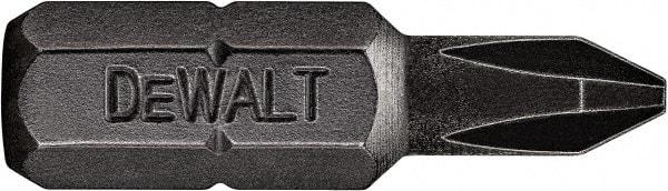 DeWALT - #1 Frearson Bit - 1/4" Hex Drive, 1" OAL - Americas Industrial Supply