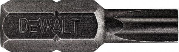 DeWALT - 3/16 Clutch Type A Screwdriver Bit - 1/4" Hex Drive, 1" OAL - Americas Industrial Supply