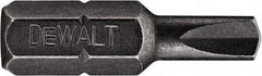 DeWALT - 3/16 Clutch Type G Screwdriver Bit - 1/4" Hex Drive, 1" OAL - Americas Industrial Supply