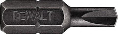 DeWALT - 5/32 Clutch Type G Screwdriver Bit - 1/4" Hex Drive, 1" OAL - Americas Industrial Supply