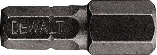 DeWALT - 9/64" Hex Security Bit - 1/4" Hex Drive, 1" OAL - Americas Industrial Supply