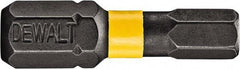 DeWALT - 1/8" Hex Bit - 1/4" Hex Drive, 1" OAL - Americas Industrial Supply