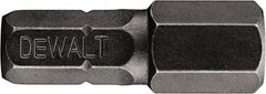 DeWALT - 7/64" Hex Bit - 1/4" Hex Drive, 1" OAL - Americas Industrial Supply