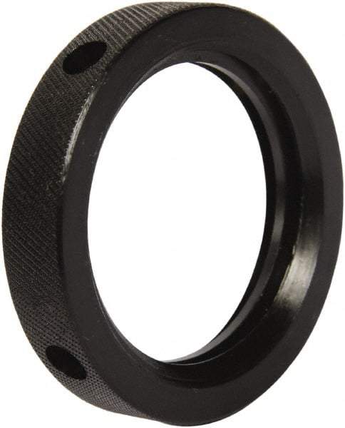 Gibraltar - 2-5 Acme Steel Right Hand Hex Jam Nut - 2-1/2" Across Flats, 1/2" High, Black Oxide Finish, 2G Class of Fit - Americas Industrial Supply