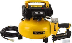 DeWALT - 0.9 hp, 2.6 SCFM at 90 psi, Pancake Compressor - 6 Gal Tank, 10 Amp, 165 psi, 120V - Americas Industrial Supply