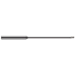 Harvey Tool - Ball End Mills; Mill Diameter (Inch): 1/16 ; Mill Diameter (Decimal Inch): 0.0620 ; Number of Flutes: 3 ; Length of Cut (Inch): 3/32 ; Length of Cut (Decimal Inch): 0.0930 ; Material: Solid Carbide - Exact Industrial Supply