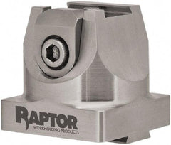 Raptor Workholding - 3/4" Jaw Width, 2" High x 2.07" Long x 2.07" Wide Dovetail Vise - For Use with 4 & 5 Axis Workholding Systems - Americas Industrial Supply