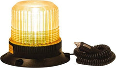 Buyers Products - 1.7 Joules, 10 Flash Rate, 1" Pipe & 3-Bolt Mount Emergency Strobe Light Assembly - Powered by 12 to 24 Volts, Amber - Americas Industrial Supply