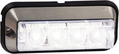 Buyers Products - Quad Flash Rate, Surface Mount Emergency Strobe Light Assembly - Powered by 12 to 24 Volts, Clear - Americas Industrial Supply