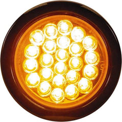 Buyers Products - 6 Flash Rate, Recessed Mount Emergency Strobe Light Assembly - Powered by 12 to 24 Volts, Amber - Americas Industrial Supply