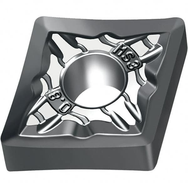 Walter - CNMG MS3 Grade WS10 Turning Insert - 80° Rhombic, 12.7mm Inscr Circle, 4.76mm Thick, 0.4mm Corner Radius - Americas Industrial Supply