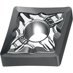 Walter - CNMG MS3 Grade WS10 Turning Insert - 80° Rhombic, 12.7mm Inscr Circle, 4.76mm Thick, 0.4mm Corner Radius - Americas Industrial Supply