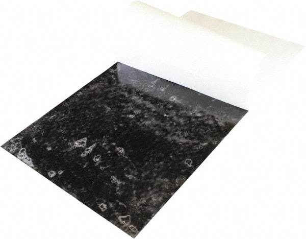Value Collection - 24" Long, 12" Wide, 1/32" Thick, Buna-N Rubber Foam Sheet - 35 to 45 Durometer, Black, -40 to 225°F, 1,500 psi Tensile Strength, Adhesive Backing - Americas Industrial Supply