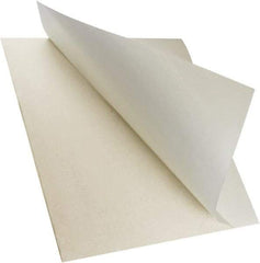 Value Collection - 12" Long, 12" Wide, Buna-N Rubber Foam Sheet - 50 to 60 Durometer, White, -30 to 220°F, 1,000 psi Tensile Strength, Adhesive Backing - Americas Industrial Supply