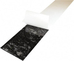 Value Collection - 1" Thick x 6" Wide x 36" Long, Adhesive Backed Buna-N Rubber Strip - Stock Length, 60 Shore A Durometer, 1,500 psi Tensile Strength, -40 to 225°F, Black - Americas Industrial Supply