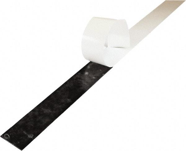Value Collection - 3/8" Thick x 2" Wide x 36" Long, Adhesive Backed Neoprene Rubber Strip - Stock Length, 40 Shore A Durometer, 1,500 psi Tensile Strength, -30 to 225°F, Black - Americas Industrial Supply