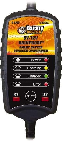 Battery Doctor - 6/12 Volt Automatic Charger/Maintainer - 2 Amps - Americas Industrial Supply