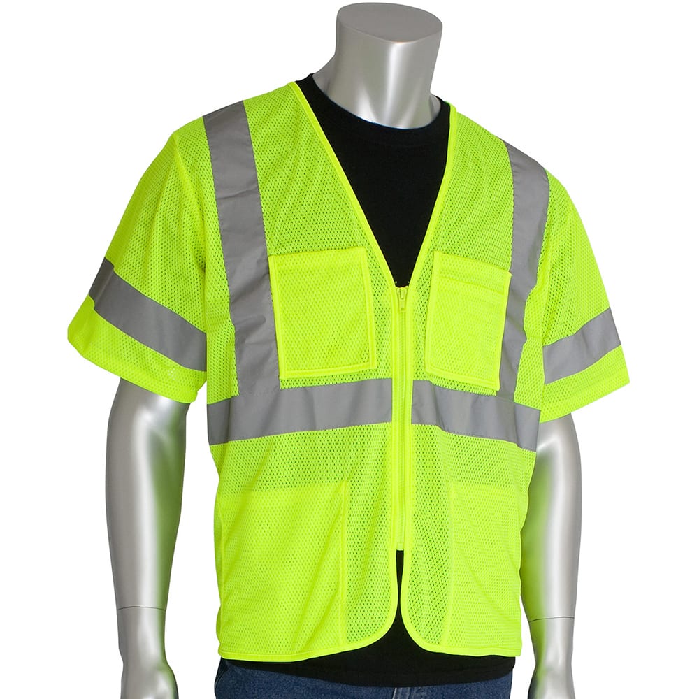 PIP - High Visibility Vests Vest Style: Surveyor's Vest Type: Hi Visibility - Americas Industrial Supply