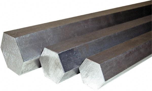 Value Collection - 3" Width Across Flats x 1' Long, Steel Hexagon Bar - Material Specification ASTM A108 - Americas Industrial Supply