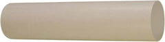 TriStar - 1' Long, 1/2" Diam, Plastic Plastic Rod - + 1/4 - 0.0" Length Tolerance, +0.015/-0.000" Diam Tolerance, 60D Hardness, White - Americas Industrial Supply