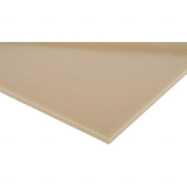 Made in USA - 1/4" Thick x 12" Wide, Epoxyglass Laminate Sheet - Yellow-Green, Rockwell M-110 Hardness, G10 Non FR Grade, ±0.022 Tolerance - Americas Industrial Supply