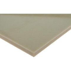 Made in USA - 1/2" Thick x 12" Wide, Epoxyglass Laminate Sheet - Yellow-Green, Rockwell M-110 Hardness, G10 Non FR Grade, ±0.036 Tolerance - Americas Industrial Supply