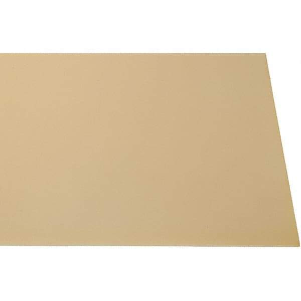 Made in USA - 1/16" Thick x 24" Wide x 48" Long, Epoxyglass Laminate (G10/F4) Sheet - Yellow-Green, Rockwell M-110 Hardness, G10/FR4 Grade, ±0.0075 Tolerance - Americas Industrial Supply