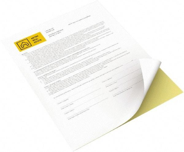 Xerox - Canary & White Digital Carbonless Paper - Use with Laser Copiers, Laser Printers - Americas Industrial Supply