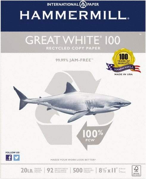 Hammermill - White Copy Paper - Use with All Office Equipment - Americas Industrial Supply