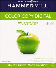 Hammermill - Photo White Colored Copy Paper - Use with Laser Printers, Offset Presses, Color Copiers - Americas Industrial Supply