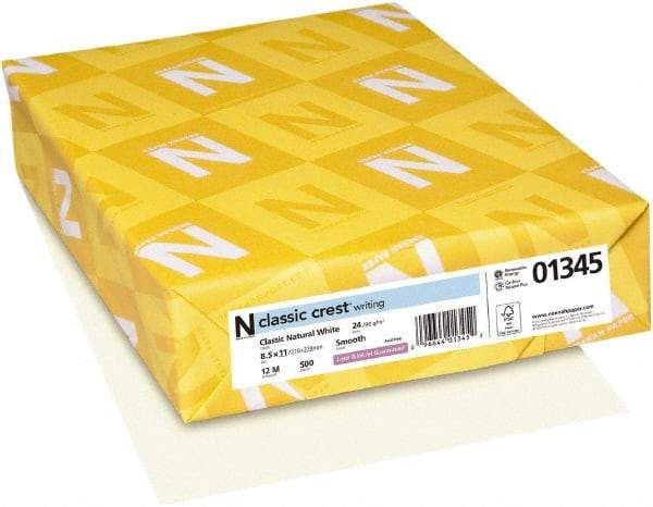 Neenah Paper - Natural White Stationery - Use with Laser Printers, Inkjet Printers, Copiers - Americas Industrial Supply