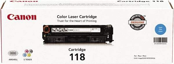 Canon - Cyan Toner Cartridge - Use with Canon imageCLASS LBP7200Cdn, LBP7660Cdn, MF8350Cdn, MF8380Cdw, MF8580Cdw - Americas Industrial Supply